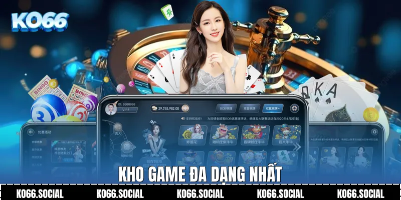 Kho game đa dạng nhất